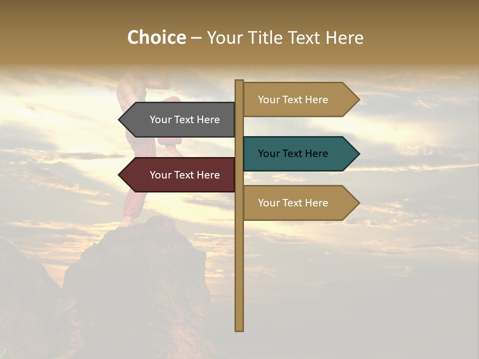 Martial Artist PowerPoint Template