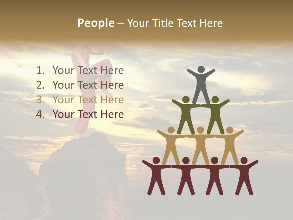 Martial Artist PowerPoint Template