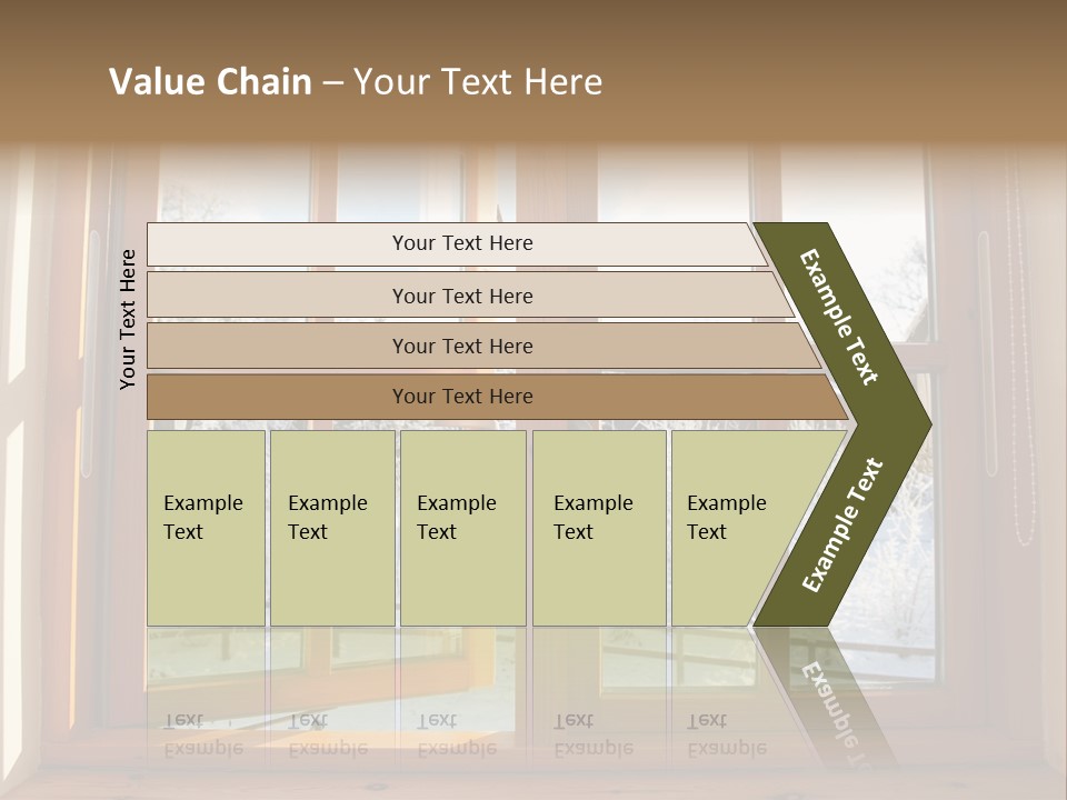 Wooden Windows PowerPoint Template