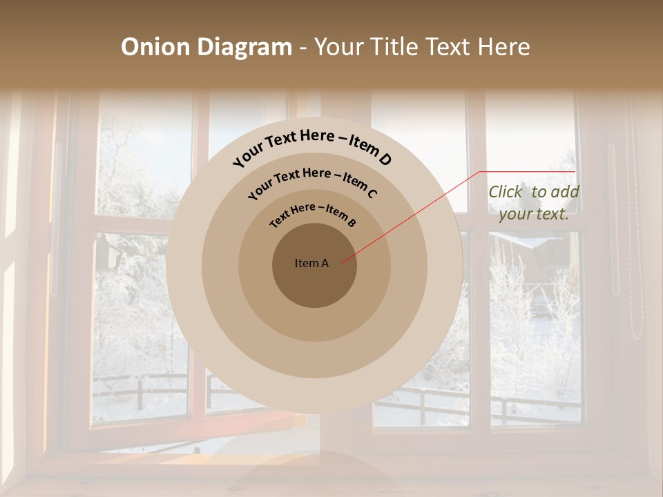 Wooden Windows PowerPoint Template
