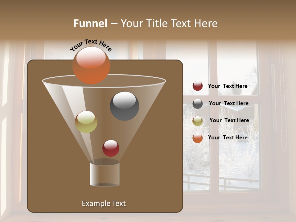 Wooden Windows PowerPoint Template