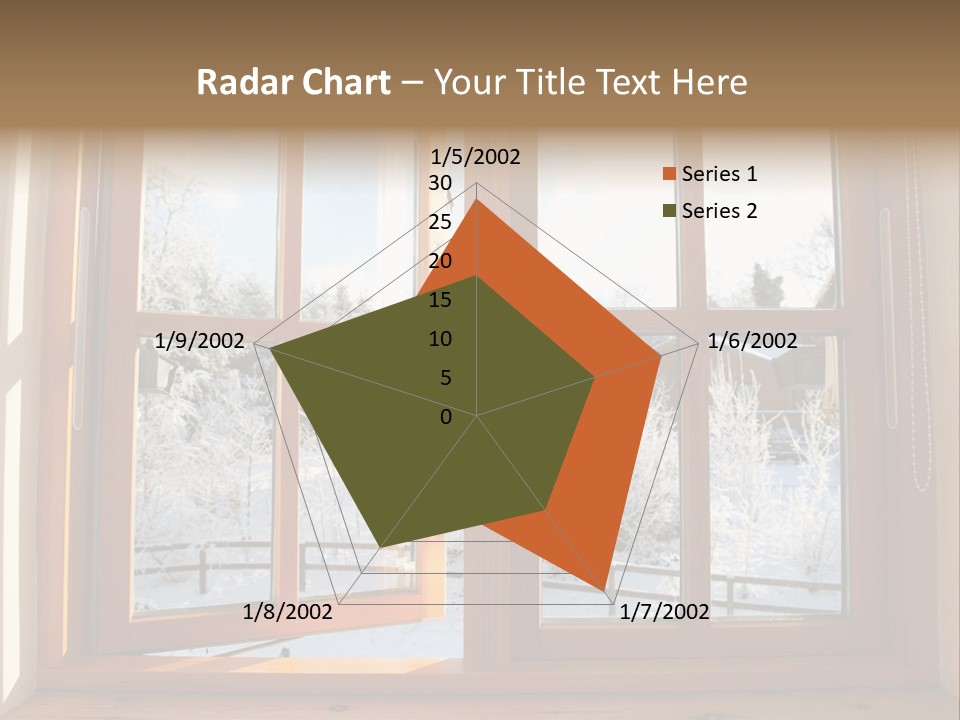 Wooden Windows PowerPoint Template