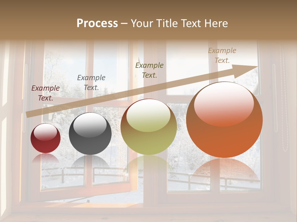 Wooden Windows PowerPoint Template