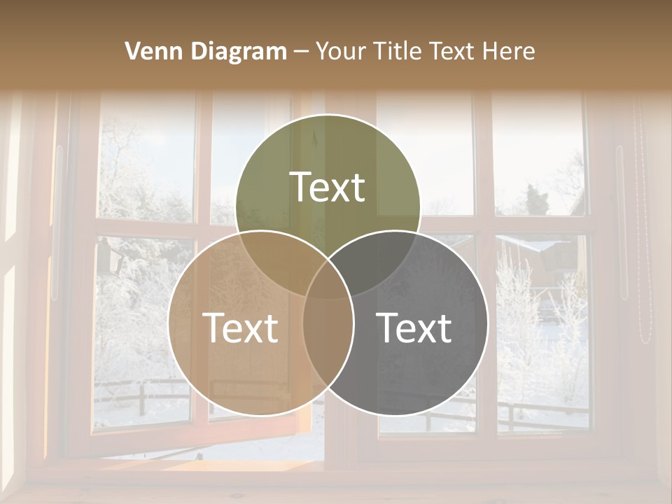 Wooden Windows PowerPoint Template