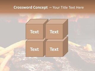 Parrilla Para Dos PowerPoint Template