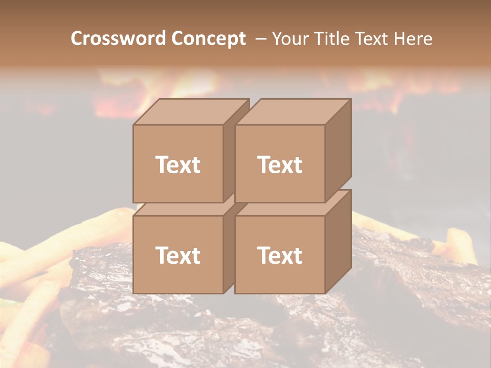 Parrilla Para Dos PowerPoint Template