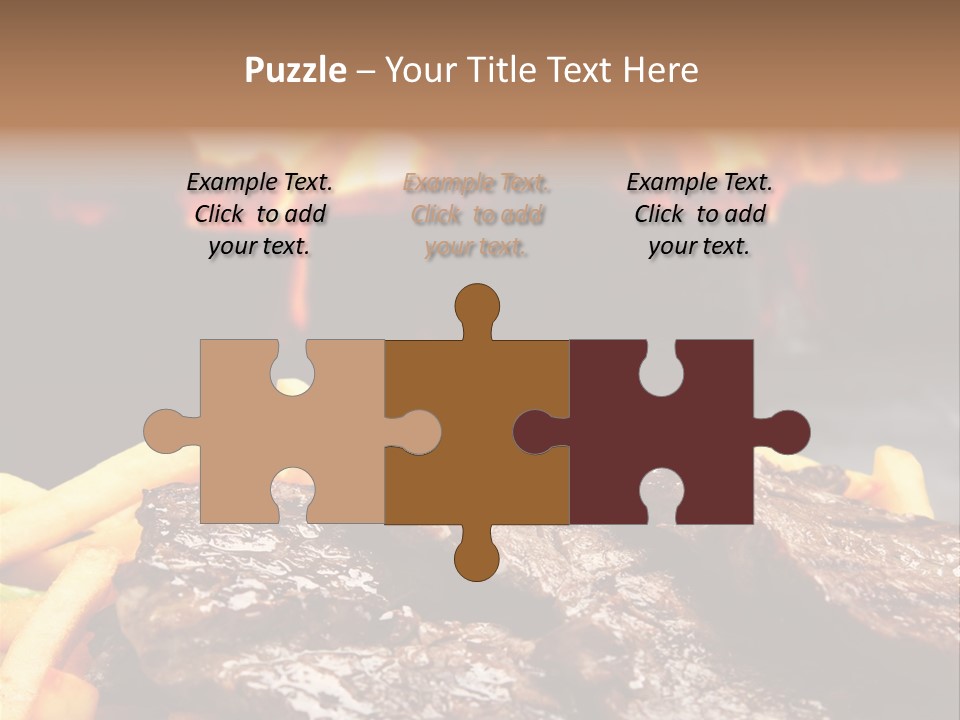 Parrilla Para Dos PowerPoint Template