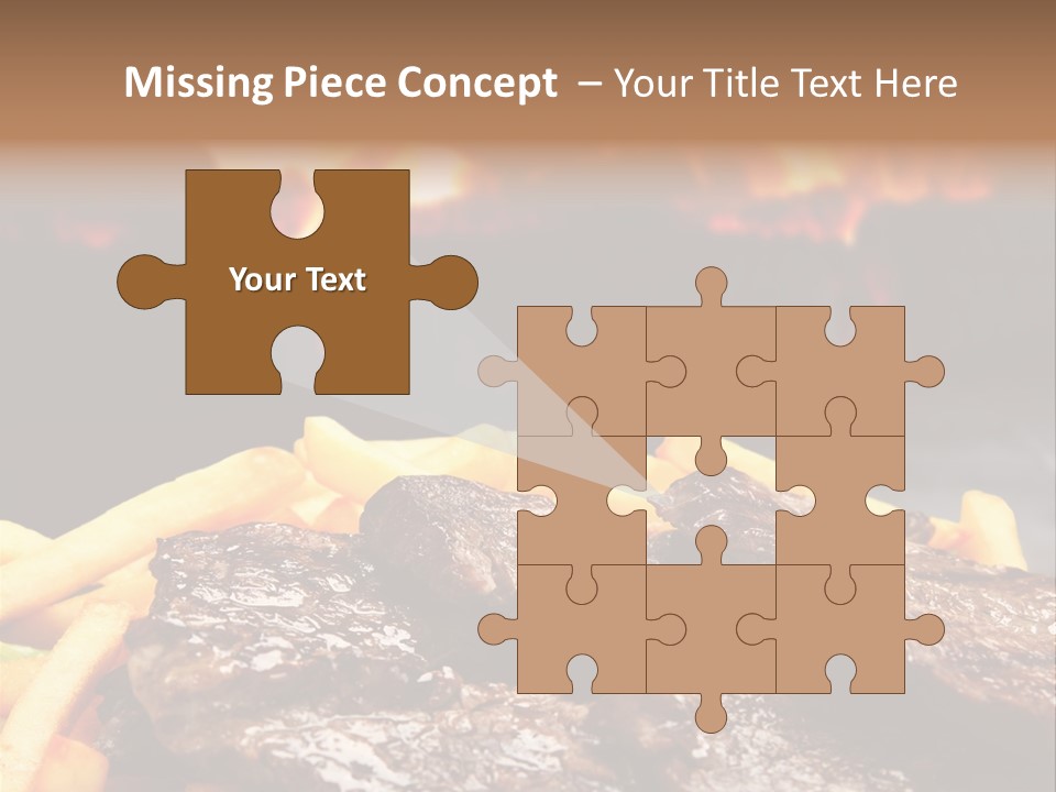 Parrilla Para Dos PowerPoint Template