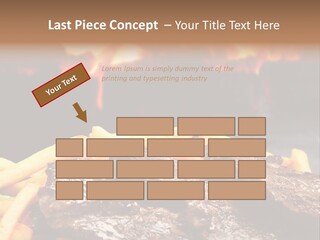 Parrilla Para Dos PowerPoint Template