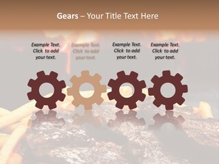 Parrilla Para Dos PowerPoint Template