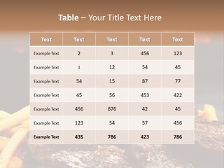Parrilla Para Dos PowerPoint Template