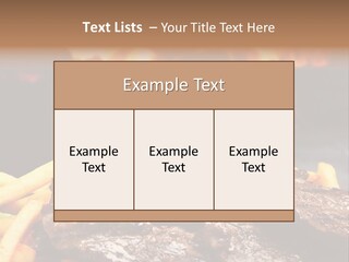 Parrilla Para Dos PowerPoint Template