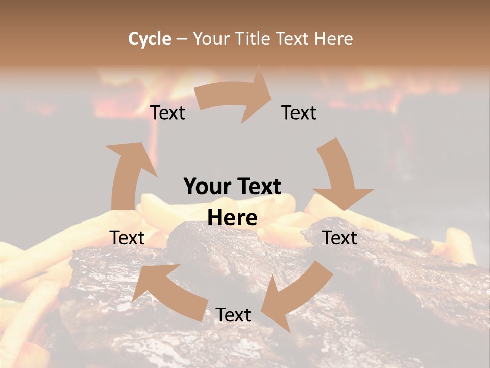 Parrilla Para Dos PowerPoint Template
