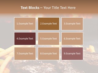 Parrilla Para Dos PowerPoint Template