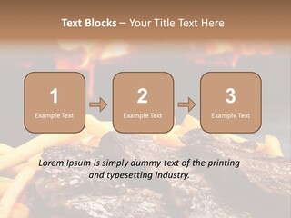 Parrilla Para Dos PowerPoint Template