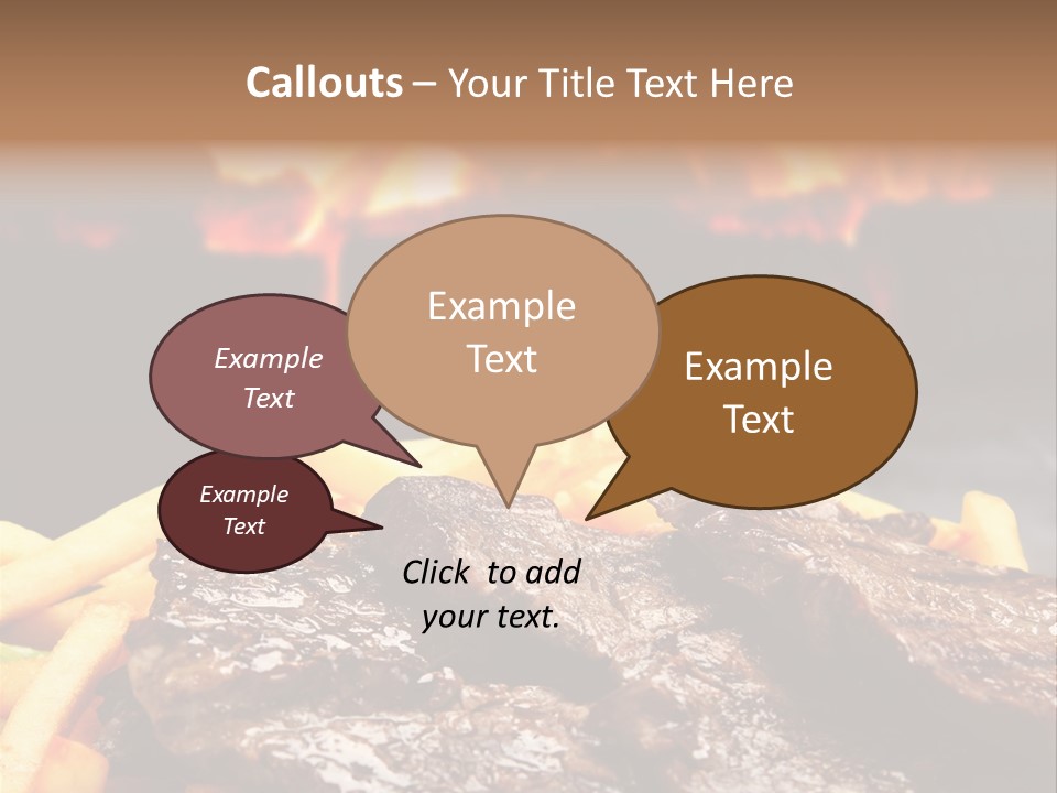 Parrilla Para Dos PowerPoint Template
