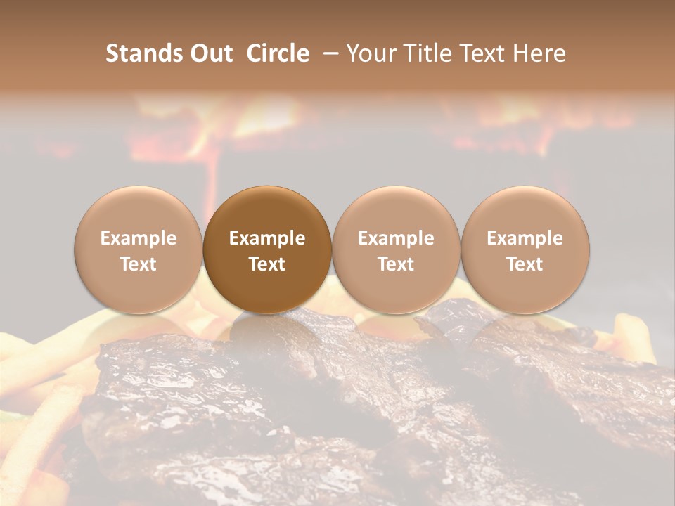 Parrilla Para Dos PowerPoint Template