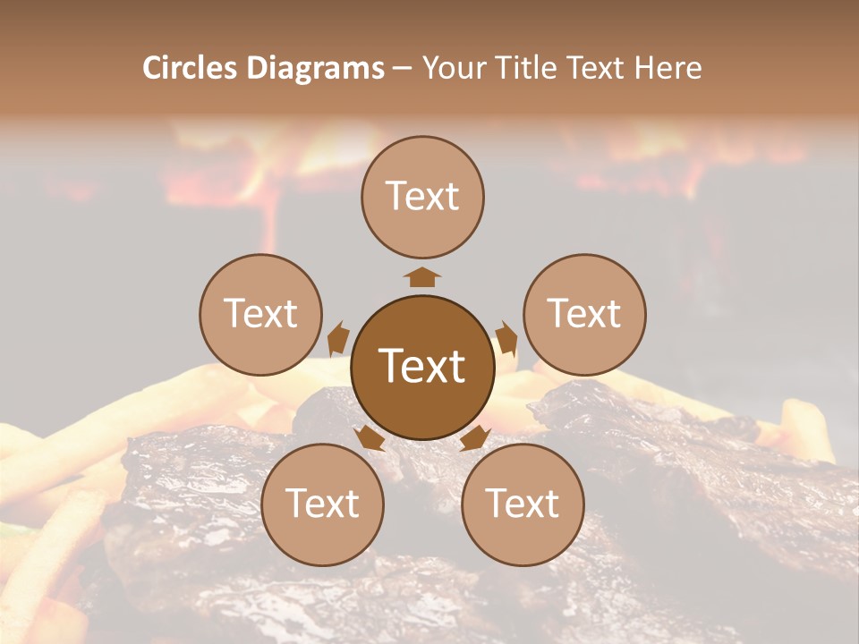 Parrilla Para Dos PowerPoint Template