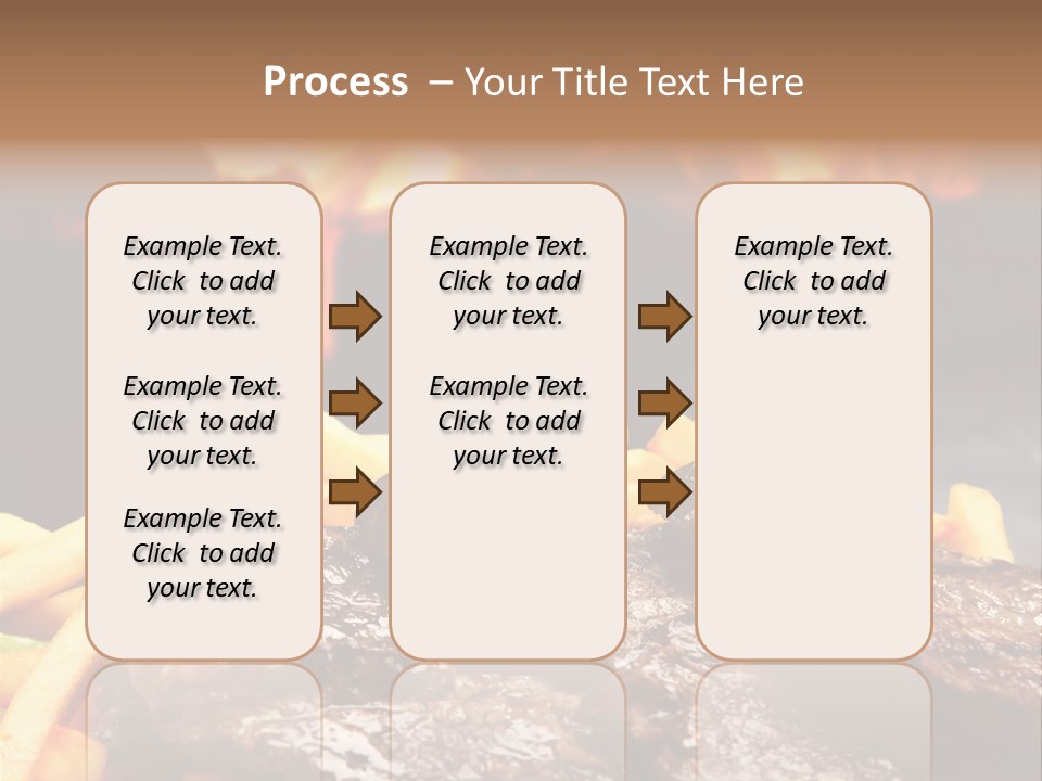 Parrilla Para Dos PowerPoint Template