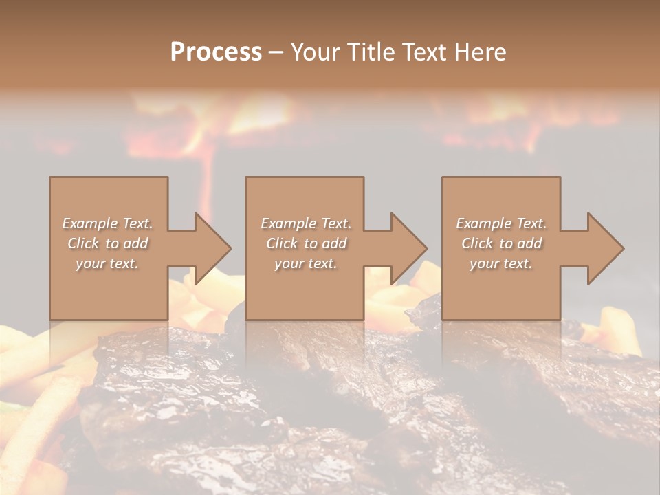 Parrilla Para Dos PowerPoint Template