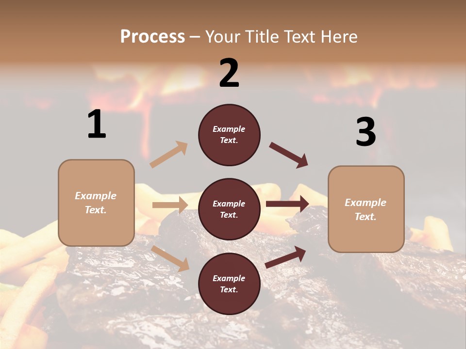 Parrilla Para Dos PowerPoint Template