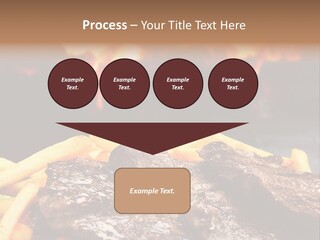 Parrilla Para Dos PowerPoint Template