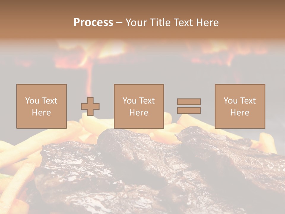 Parrilla Para Dos PowerPoint Template