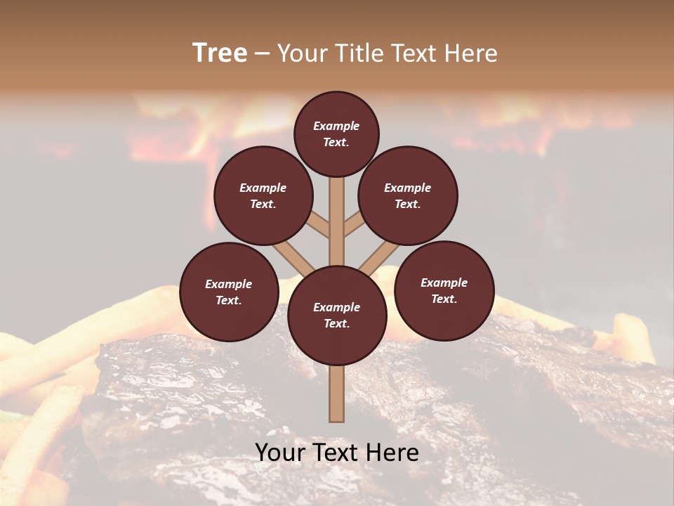 Parrilla Para Dos PowerPoint Template