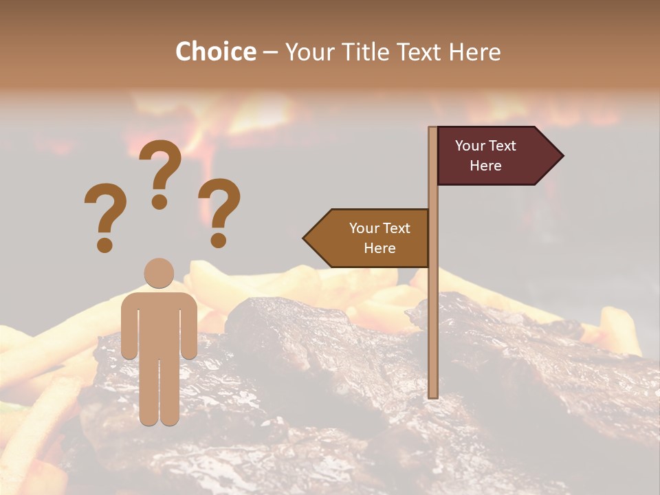 Parrilla Para Dos PowerPoint Template