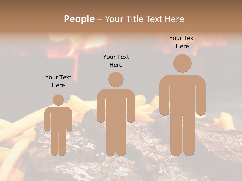 Parrilla Para Dos PowerPoint Template