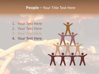 Parrilla Para Dos PowerPoint Template