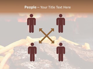 Parrilla Para Dos PowerPoint Template