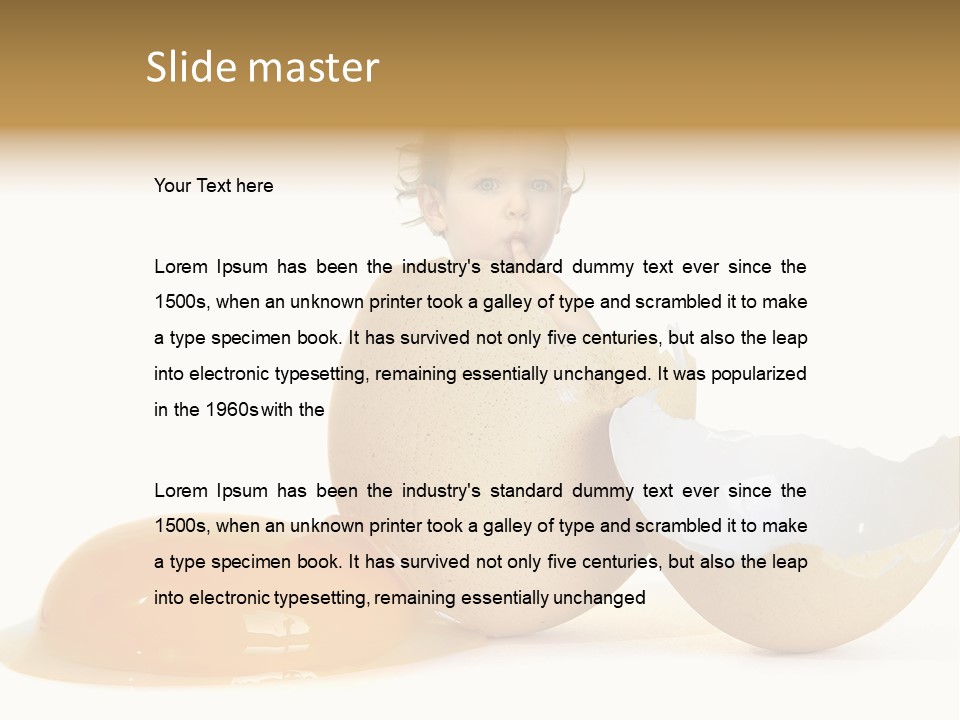 Baby Egg PowerPoint Template