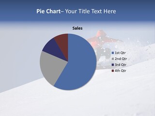 Sport Action Skier PowerPoint Template