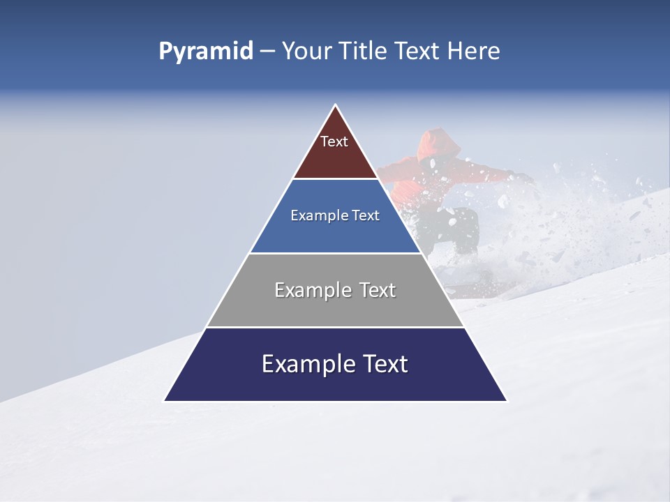 Sport Action Skier PowerPoint Template