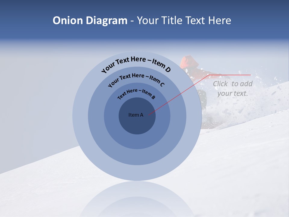 Sport Action Skier PowerPoint Template