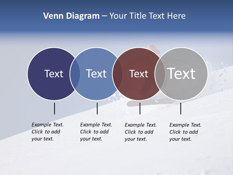 Sport Action Skier PowerPoint Template