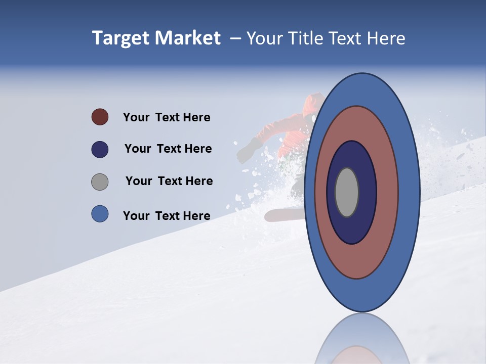 Sport Action Skier PowerPoint Template