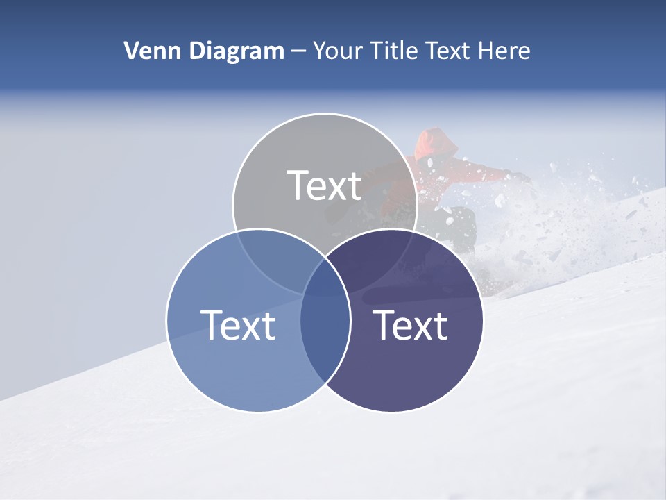 Sport Action Skier PowerPoint Template