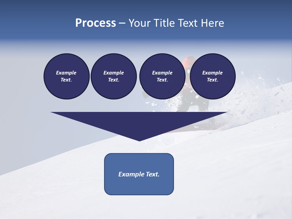 Sport Action Skier PowerPoint Template