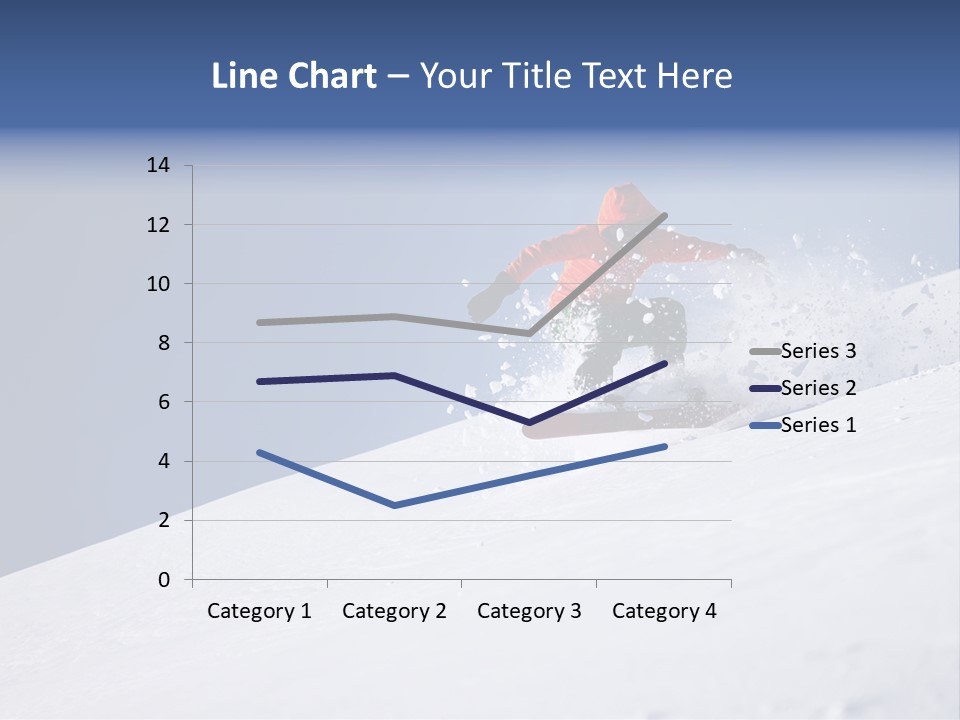 Sport Action Skier PowerPoint Template