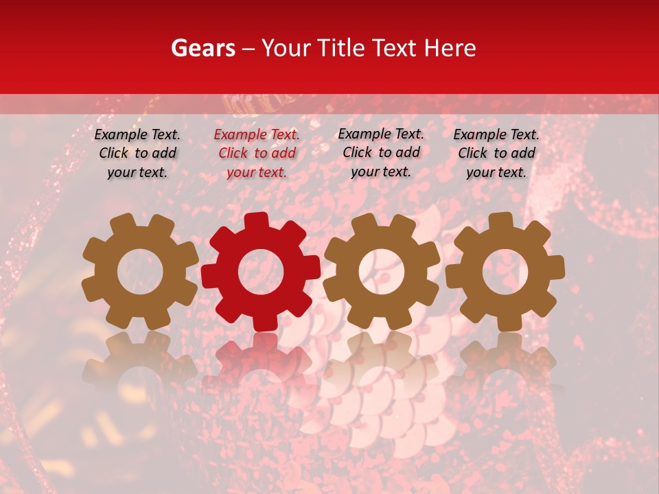 Celebrating Seasonal White PowerPoint Template