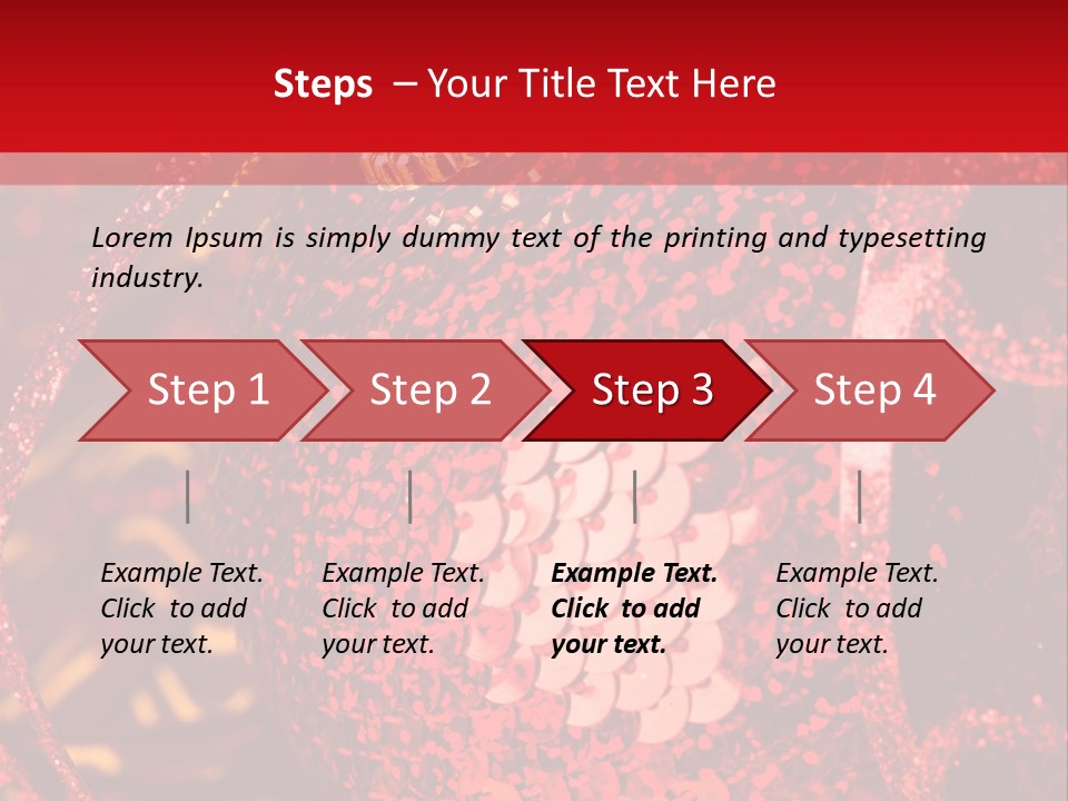 Celebrating Seasonal White PowerPoint Template
