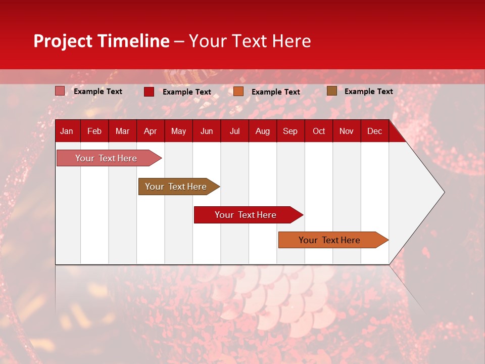 Celebrating Seasonal White PowerPoint Template