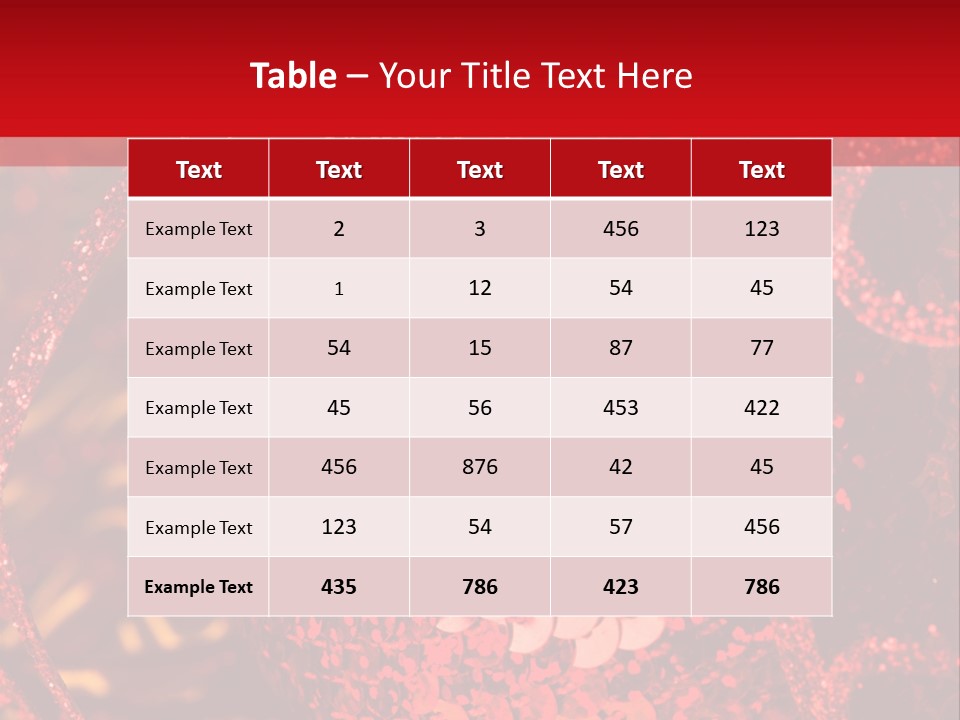 Celebrating Seasonal White PowerPoint Template