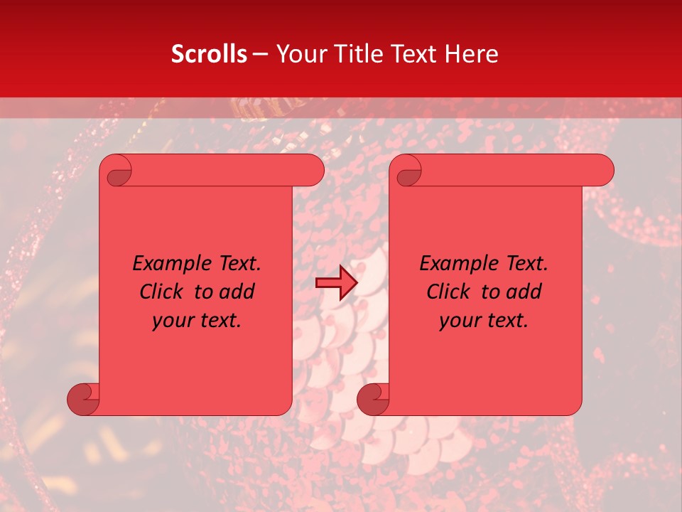 Celebrating Seasonal White PowerPoint Template