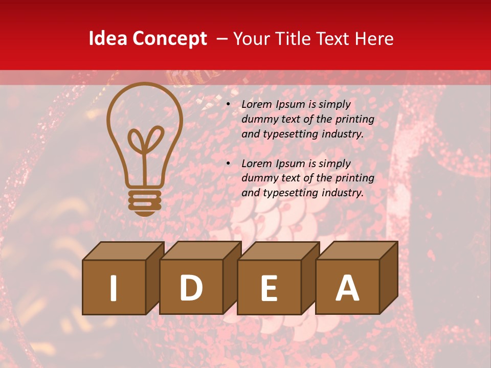 Celebrating Seasonal White PowerPoint Template