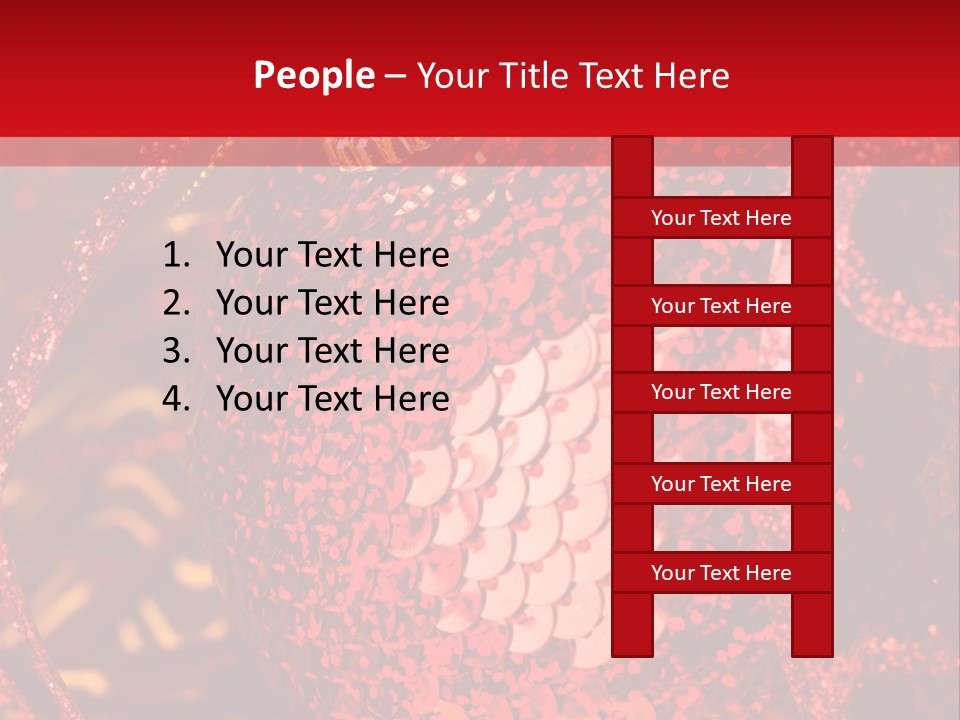 Celebrating Seasonal White PowerPoint Template