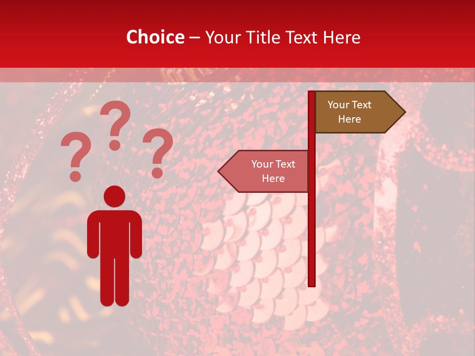 Celebrating Seasonal White PowerPoint Template