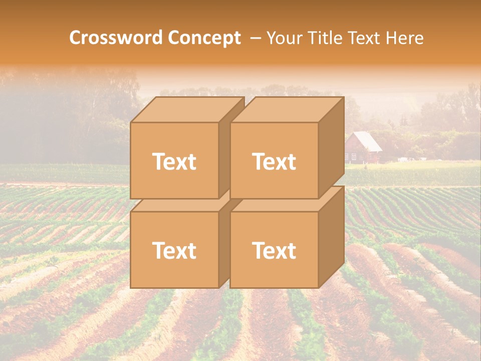 Tarım Arazisi PowerPoint Template